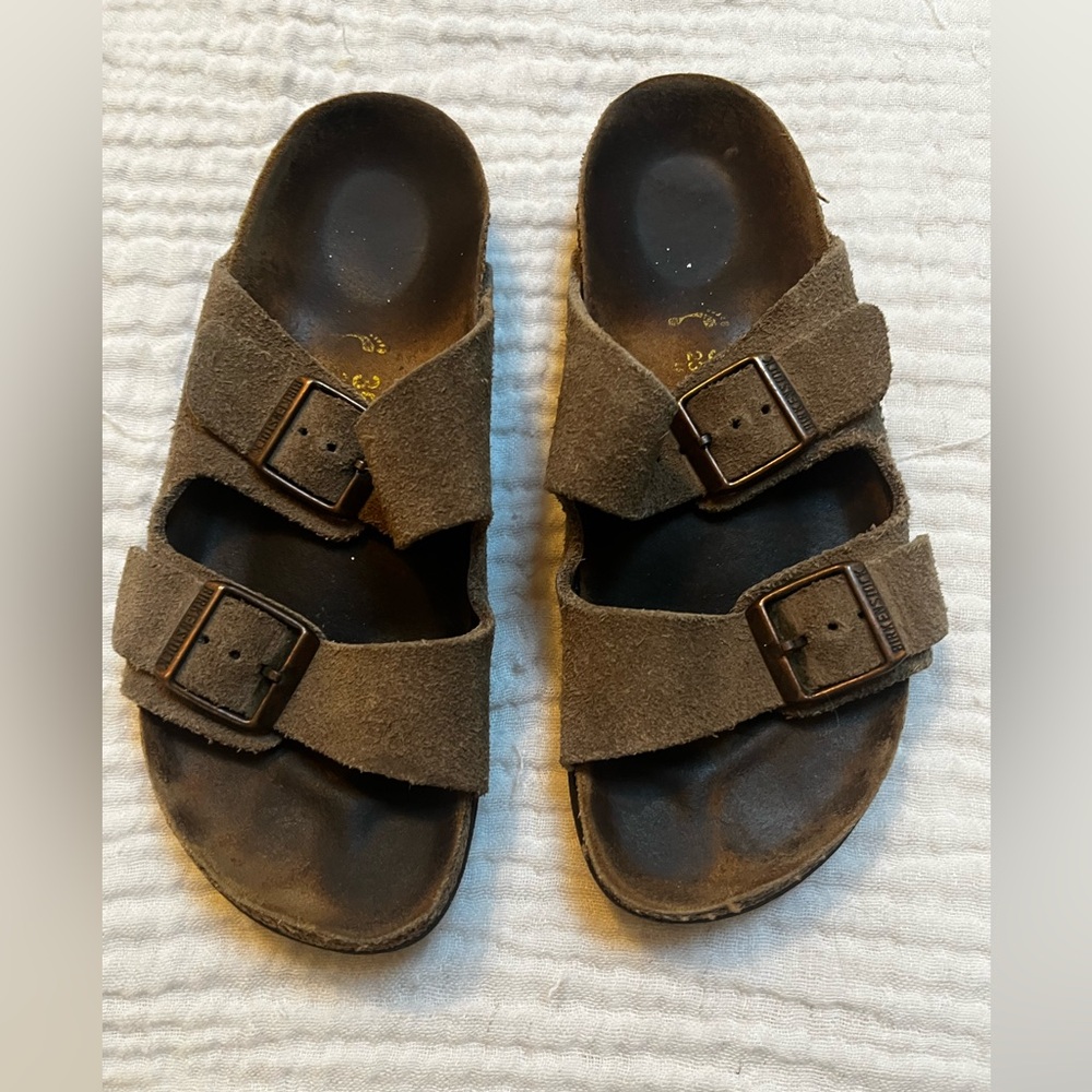 Birkenstock Brown Sandals Classic Two-Strap Design